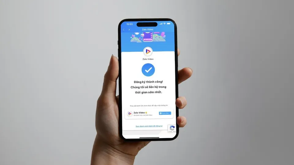 đăng ký tài khoản thành công
